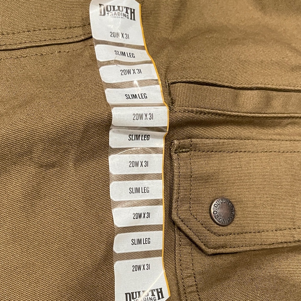 Women's Duluth Trading Co. Brown Curvesetter Waistband Cargo Pants - Picture 9 of 9